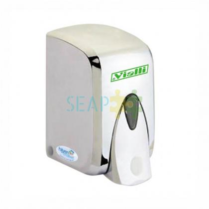Dispenser gel dezinfectant sau sapun lichid, Vialli, capacitate 500 ml, 17×12,5×10,5 cm
